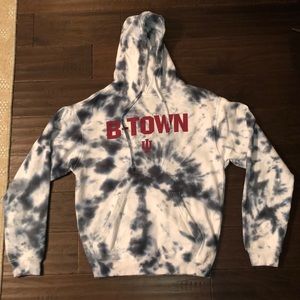 Tie dye Indiana University hoodie